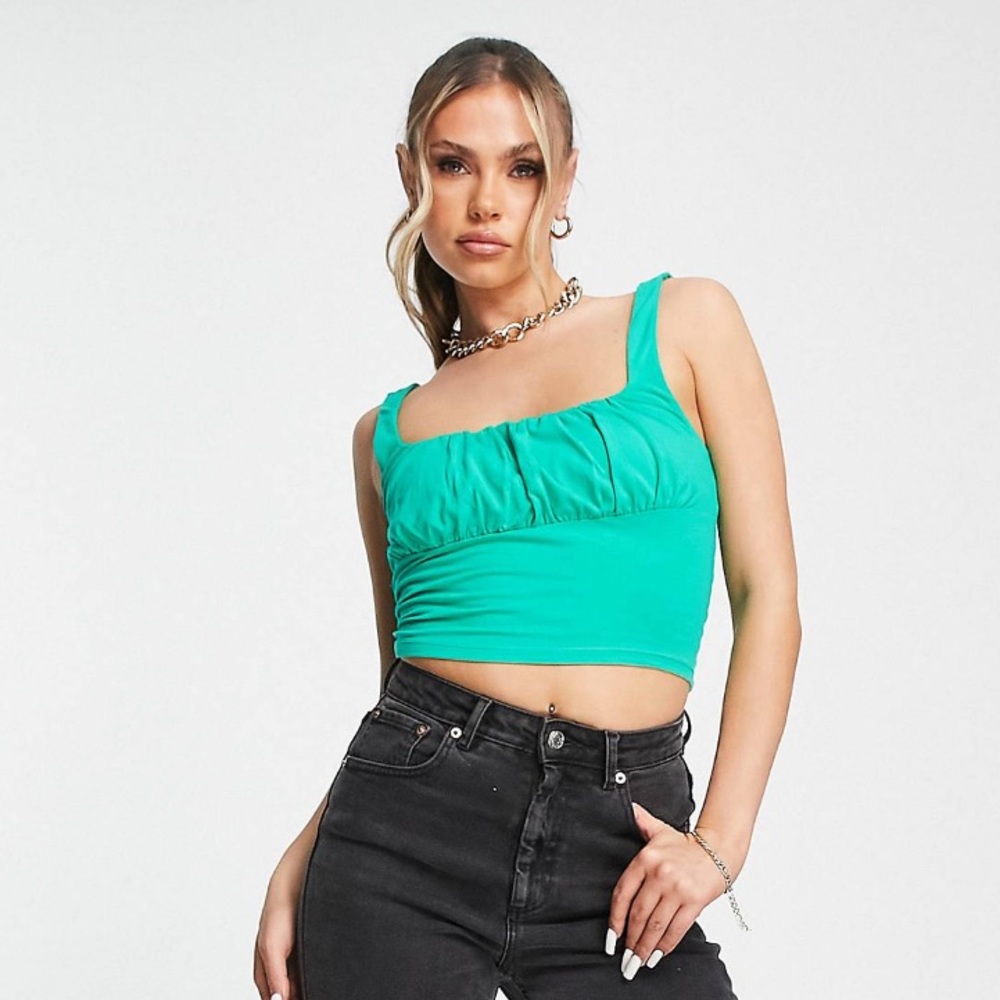 ASOS square neck tank top size 4